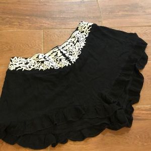 Black and White Shorts